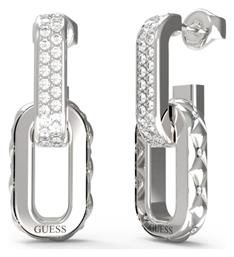 Σκουλαρίκια από Ατσάλι με Πέτρες Guess