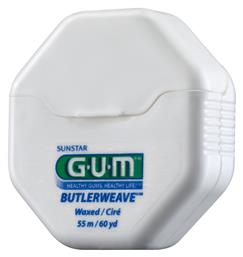 ButlerWeave Κερωμένο Οδοντικό Νήμα 55m GUM