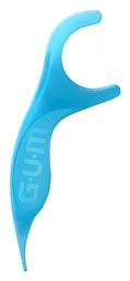 Easy-Flossers 890 Κερωμένο Οδοντικό Νήμα με Γεύση Μέντα και Λαβή σε Γαλάζιο χρώμα 50τμχ GUM