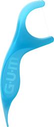GUM Easy-Flossers Κερωμένο Οδοντικό Νήμα με Γεύση Μέντα και Λαβή σε Μπλε χρώμα 30τμχ από το Pharm24