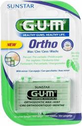 GUM Ortho Wax 724 Mint 1τμχ