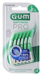 Soft Picks Pro Large Μεσοδόντιες Οδοντογλυφίδες Large Πράσινες 30τμχ GUM