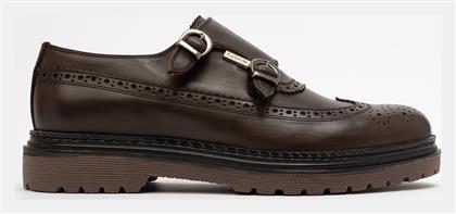 Δερμάτινα Ανδρικά Oxfords Καφέ Guy Laroche
