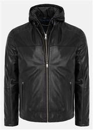 Δερμάτινο Μπουφάν Black Guy Laroche