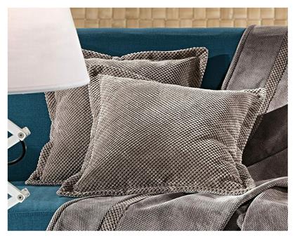 Διακοσμητική Μαξιλαροθήκη Rubicon Fleece Choco 42x42εκ. Guy Laroche