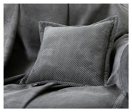 Διακοσμητική Μαξιλαροθήκη Rubicon Fleece Γκρι 42x42εκ. Guy Laroche