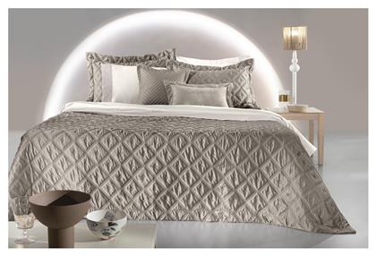 Fiera Σετ Κουβερλί Υπέρδιπλο Microfiber Taupe 240x250cm Guy Laroche