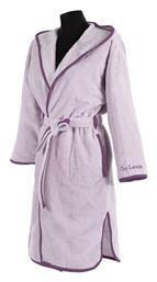 New Comfy Γυναικείο Μπουρνούζι με Κουκούλα Lilac Guy Laroche