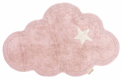 Παιδικό Χαλί Σύννεφα Βαμβακερό 80x120cm Gloom Pinky Guy Laroche