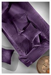 Ριχτάρι Πολυθρόνας Crusty 130x170cm Aubergine με Μαξιλαροθήκη Guy Laroche