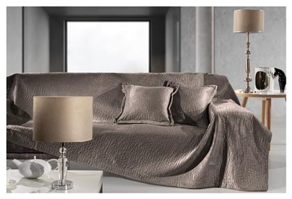Ριχτάρι Τριθέσιου Καναπέ Avon 170x300εκ. Choco με Μαξιλαροθήκη Guy Laroche