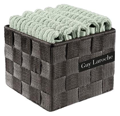 Σετ Πετσέτες 5τμχ Be My Guest 30x30εκ. Anthracite Guy Laroche