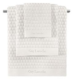 Σετ Πετσέτες Μπάνιου 3τμχ Tokyo White Βάρους 500gr/m² Guy Laroche