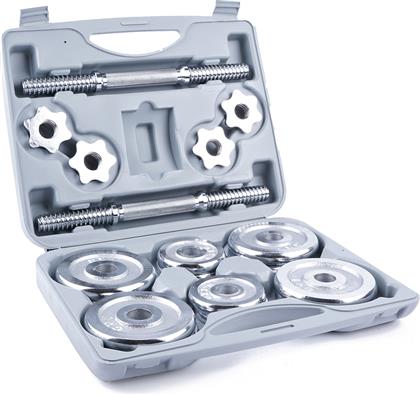Gymnastik GM2328C Αλτήρες Σετ 2x 7.5kg σε Βαλιτσάκι