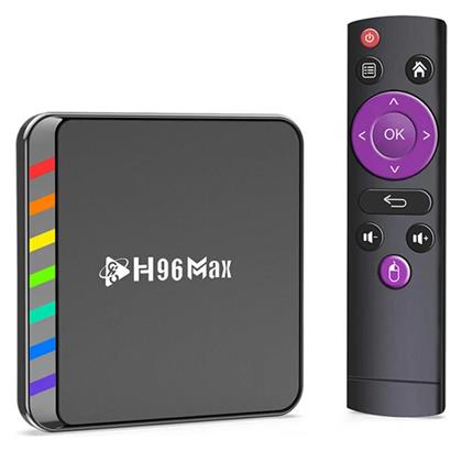 Μax 4K UHD 4GB RAM με Android H96 Max