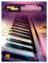 First 50 Songs You Should Play on Keyboard: E-Z Play Today Volume 23 Παρτιτούρα για Πιάνο Hal Leonard