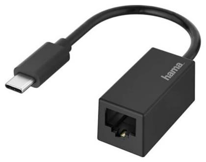 00200322 USB-C Αντάπτορας Δικτύου για Ενσύρματη σύνδεση Gigabit Ethernet HAMA