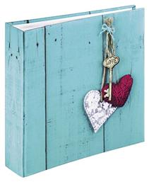 Άλμπουμ Love Key για 200 Φωτογραφίες Διαστάσεων 10x15εκ. Γαλάζιο 22.5x22.5εκ. HAMA