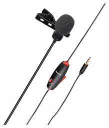 Electret Μικρόφωνο 3.5mm Smart Lavalier Πέτου για Κάμερα HAMA