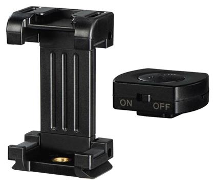 Holder Pro II Αντάπτορας Κινητού για Τρίποδο σε Μαύρο χρώμα HAMA