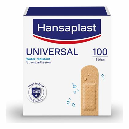 Αδιάβροχα Αυτοκόλλητα Επιθέματα Universal 72x19mm 100τμχ Hansaplast