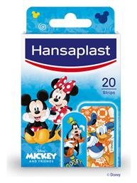 Αυτοκόλλητα Επιθέματα Disney Mickey Mouse & Friends για Παιδιά 20τμχ Hansaplast