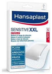 Αποστειρωμένα Αυτοκόλλητα Επιθέματα Med Sensitive XXL 10x8cm 5τμχ Hansaplast