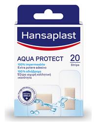 Aqua Protect Aδιάβροχα και Αποστειρωμένα Αυτοκόλλητα Επιθέματα 20τμχ Hansaplast