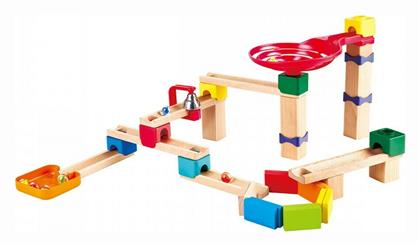 Παιχνίδι Κατασκευών Ξύλινo Crazy Rollers Stack Track για Παιδιά 1+ Ετών Hape