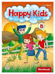 Happy Kids Junior B Workbook (+ Words & Grammar) - Grivas Publications