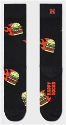 Burger Κάλτσες Μαύρες Happy Socks