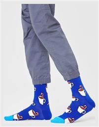Candy Cane Cocoa Ανδρικές Κάλτσες με Σχέδια Μπλε Happy Socks