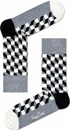 Happy Socks Filled Optic Ανδρικές Κάλτσες με Σχέδια Πολύχρωμες