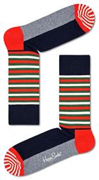 Half Stripe Ανδρικές Κάλτσες με Σχέδια Πολύχρωμες Happy Socks