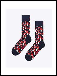 Happy Socks Mushroom Ανδρικές Κάλτσες ΜΠΛΕ