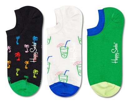 Palm Unisex Κάλτσες Πολύχρωμες 3Pack Happy Socks