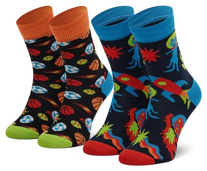 Παιδικές Κάλτσες Μακριές 2 Ζευγάρια Happy Socks
