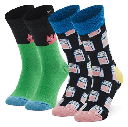 Παιδικές Κάλτσες Μακριές 2 Ζευγάρια Happy Socks