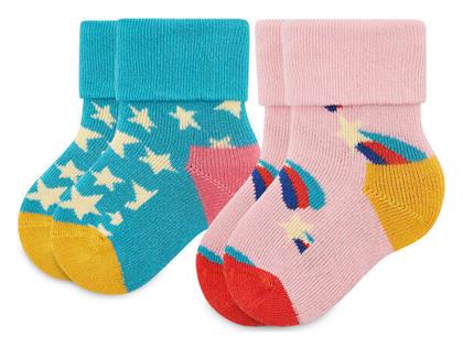 Παιδικές Κάλτσες Μακριές 2 Ζευγάρια Happy Socks