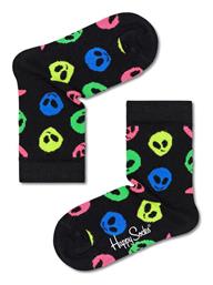 Παιδικές Κάλτσες Μακριές Alien Μαύρες Happy Socks