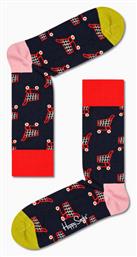 Shop Til You Drop Unisex Κάλτσες με Σχέδια Μπλε Happy Socks