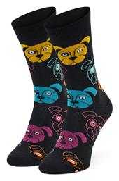 Unisex Κάλτσες με Σχέδια Μαύρες Happy Socks