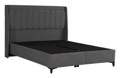 Harmony Κρεβάτι Υπέρδιπλο με Αποθηκευτικό Χώρο για Στρώμα 160x200cm Γκρι - Liberta