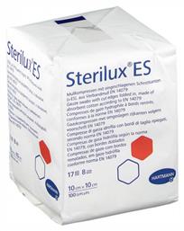 Sterilux ES Μη Αποστειρωμένες Γάζες 17 κλωστών, 8πλή 10x10cm 100τμχ Hartmann