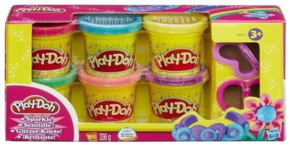 Play-Doh 6 Βαζάκια Πλαστελίνης για 3+ Ετών Hasbro