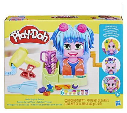 Play-Doh Πλαστελίνη - Παιχνίδι Hair Stylin' Salon για 3+ Ετών Hasbro
