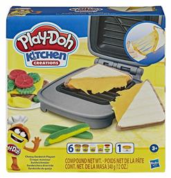 Play-Doh Πλαστελίνη - Παιχνίδι Kitchen Creations Cheesy Sandwich για 3+ Ετών Hasbro