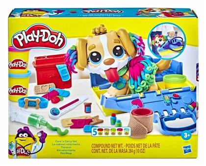 Play-Doh Πλαστελίνη - Παιχνίδι Vet Set για 3+ Ετών Hasbro