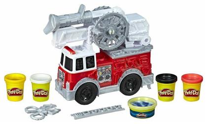 Play-Doh Πλαστελίνη - Παιχνίδι Wheels Fire Truck για 3+ Ετών Hasbro