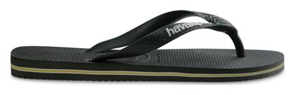 Brasil Logo Ανδρικά Flip Flops Χακί Havaianas